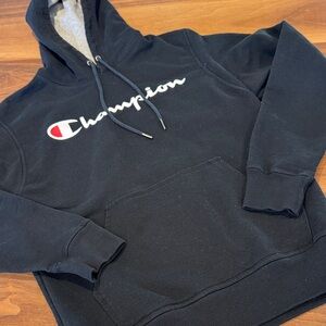 Champion Black Pullover Hoodie